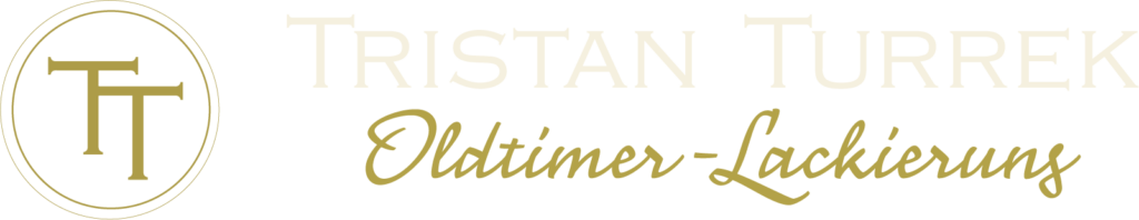 Logo mit den Initialen TT und dem Schriftzug Tristan Turrek Oldtimer-Lackierung